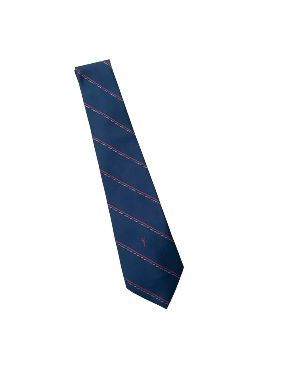 Yves Saint Laurent Navy Tie, Standard Length, EUC